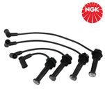 Jogo de Cabos de Vela NGK:Focus - Mondeo - Todos Com Motor 1.8 e 2.0 16V Zetec 1998 Em Diante