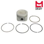 Pistão com Anel de Segmento Medida 0,50 Gol Parati AT MI 1.0 8V 97 a 2001 - Metal Leve - (Preço Unitário)