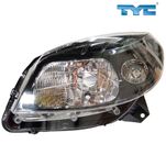 Farol Principal Máscara Negra Renault Sandero Stepway 2008 em Diante