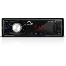 MP3 Player Automotivo Com Rádio FM, Entradas USB, Aux e SD Card Frontais - Multilaser
