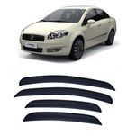 Calha de Chuva 4 Portas - Fiat Linea 2008 até 2017