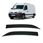 Calha de Chuva 2 Portas Renault Master 2002 até 2017 Iveco Daily 2008 até 2015 Mercedes Sprinter 2012 até 2015