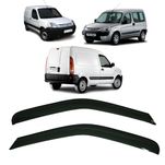 Calha de Chuva 2 Portas Peugeot Partner 2000 até 2014 Renault Kangoo 2000 até 2016 Citroen Berlingo 2000 até 2006