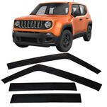 Calha de Chuva 4 Portas Jeep Renegade 2015 até 2018
