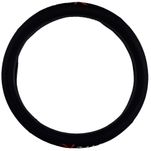 Capa para Volante na Cor Preto Bordado Type-R Tamanho 38cm