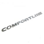 Emblema Cromado Comfortline da Porta Dianteira Original Volkswagen Voyage G5 e G6 2010 até 2017