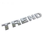 Emblema Cromado TREND da Porta Dianteira Original Volkswagen Gol Voyage Fox Spacefox Golf Polo