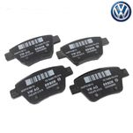 Jogo de Pastilhas do Freio Traseiro Original - Golf g6 - New Beetle 2011 em Diante - Jetta 2.0 TSI e Comfortline - Audi A3 Quattro e Sportback