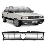 Grade do Radiador na cor Preto com Furo para Emblema Volkswagen Gol Parati Saveiro Voyage G1 1991 até 1996