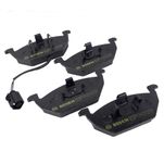 Jogo de Pastilhas de Freio Dianteiro com Sensor - Audi A3 1.6 e 1.8 - Golf 1.6 e 2.0 8v - Bora 2.0 - New Beetle 2.0 - Jetta 2.0 2011 em Diante