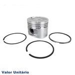 Pistão com Anéis de Segmento Medida STD Metal Leve Fiat Tempra 2.0 8v Gasolina Carburado