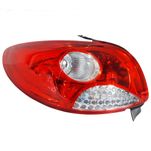 Lanterna Traseira com Grade da Ré Cromado Peugeot 207 Sedan Passion 2008 até 2016