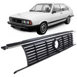 Grade do Radiador Preto com Friso Cromado Passat 1983 até 1988