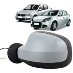 Espelho Retrovisor Externo Controle Elétrico com Base de Plástico Prime Renault Logan e Sandero 2009 até 2013