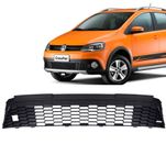 Grade Inferior Central Dianteiro Original na Cor Preto Volkswagen CrossFox 2010 até 2014