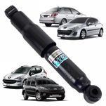 Amortecedor Traseiro Nakata Pressurizado Peugeot 207 SW 207 Hatch 207 Sedan 207 Escapade 2008 em Diante (Preço Unitário)