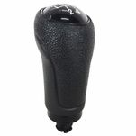 Manopla Bola da Alavanca de Câmbio Ré pra Frente com Aro Preto Fox SpaceFox CrossFox Polo 03 até 2012 Gol Voyage Saveiro G5 G6 08 até 2017