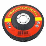 Disco Corsistrip Superclean CS Coarse Preto Grosso Diâmetro 115mm Furo 22mm Made in Italy