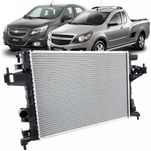 Radiador de Água Chevrolet Agile 1.4 2009 até 2016 e Montana 1.4 e 1.8 2010 até 2019 Todos com Ar Condicionado - Magneti Marelli
