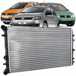 Radiador Valeo Fox Polo CrossFox 1.0 e 1.6 2002 até 2005 Todos sem Ar Condicionado