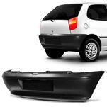 Parachoque Traseiro Preto Texturizado Fiat Palio Todos 1996 até 2000 e Palio Young 2001 até 2002