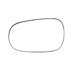 Vidro com  Base do Espelho Retrovisor Metalizado Lado Direito Symbol/Clio