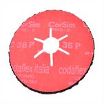 Disco Multicamada Firo-S Fibra Rosa Grão 240 Made In Italy
