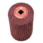 Roda Corsirol Aço e Aço Inox Diâmetro 110X100mm Grão AC Vermelho Grosso
