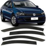 Calha de Chuva 4 Portas<br>Volkswagen Virtus 2018 em Diante