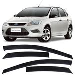 Calha de Chuva 4 Portas<br>Focus Hatch e Sedan 2009 até 2013