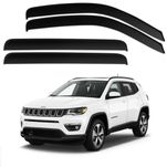 Calha de Chuva 4 Portas<br>Jeep Compass 2017 em Diante