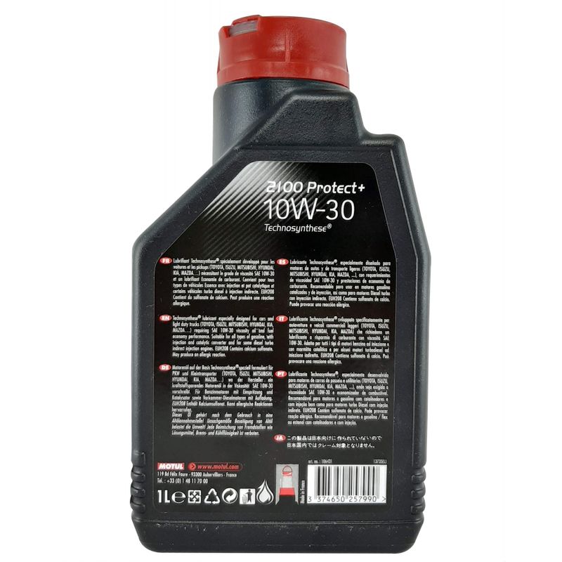 3374650257990-oleo-motor-motul-2100-protect-10w30-semi-sintetico-gasolina-diesel-1l-api-sl