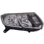 0160984-farol-lado-direito-mascara-negra-friso-cromado-logan-sandero-2014-2015-2016-2017-2018-2019-artteb-7896482550064-frente