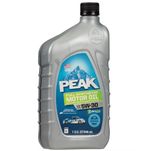 Óleo Lubrificante do Motor Peak Dexos 1 SAE API SN 5W30 100% Sintético 946ml