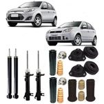 Combo Suspensão Completa Dianteira e Traseira Fiesta Zetec Rocam 2002 até 2014 Hatch e Sedan
