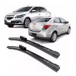 Par Palheta Limpador de Parabrisa Chevrolet Onix 2019 à 2020 - Slim Blade -  Dyna - S460 / S435 em Promoção na Americanas