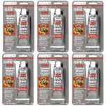 Kit 6 Tubos de Cola Silicone Grey 999 Abro 85g