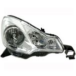 Farol Principal Metalizada Lado Direito Regulagem Manual Citroen C3 2013 até 2021 - Valeo