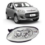 Farol Principal Duplo Cromado Lado Esquerdo Fiat Palio 2011 A 2017 Marca: Zeene Zn1414663