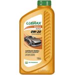 Óleo Lubrificante do Motor Lubrax Valora 0W20 API SN Plus 100% Sintético 1L