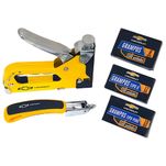 Grampeador Manual de Ferro e Zinco