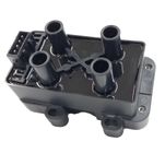 Bobina de Ignição de 4 Pinos Renault Clio Logan Scenic Twingo Kangoo Megane Sandero Motores 1.0, 1.2 e 1.6 8v Fabricante VDO