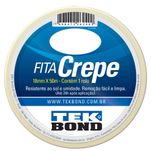 Fita Crepe Branca 18mm x 50m