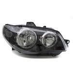 Farol Lado Direito Duplo H7 Máscara Negra Canhão Metalizado Palio 2005 até 2018
