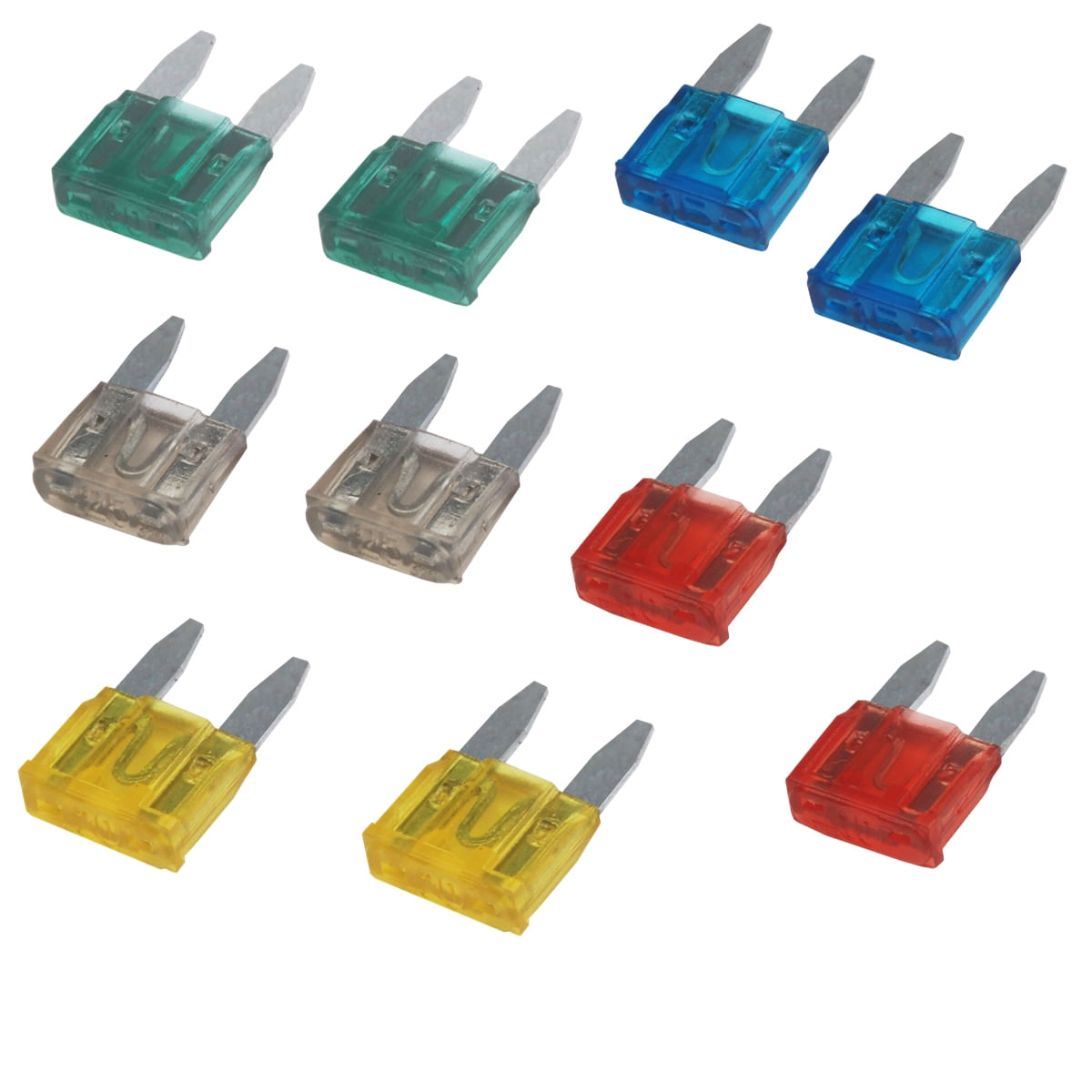 Kit Fusivel Lamina Mini 10 A 30 Amperes - Altese