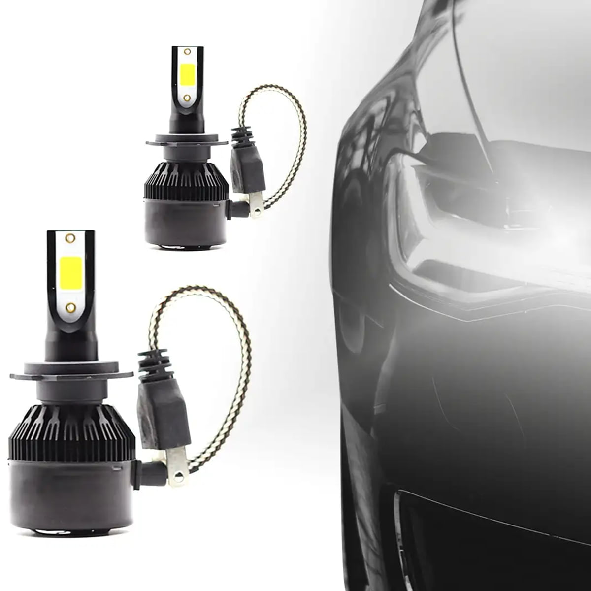 Kit Par de Lâmpadas Automotiva Super Led H7 6000K Limited Edition