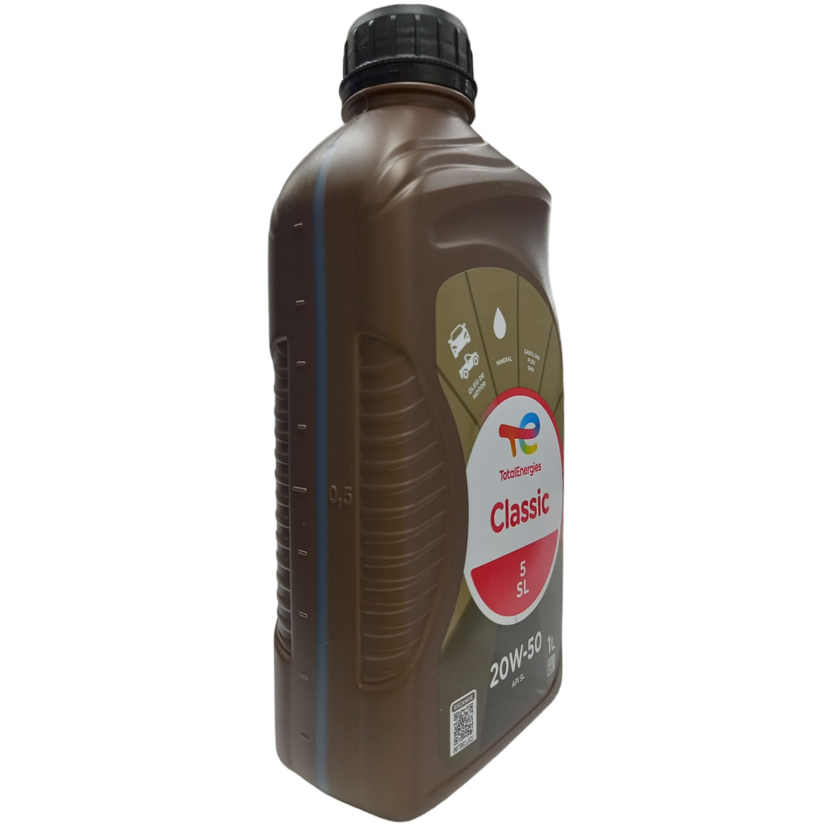 Óleo Lubrificante do Motor Total Classic 20W50 API SL Mineral 1L