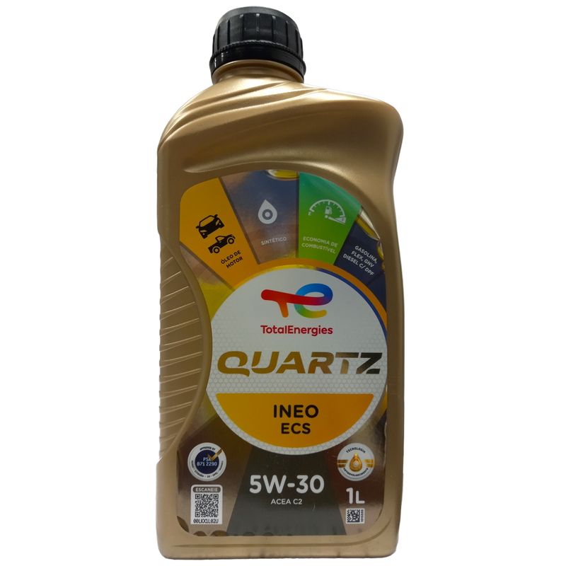 ACEITE 5W30 TOTAL QUARTZ INEO ECS SINTETICO 4 LTS