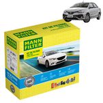 Kit de Filtros Mann Filter Etios 1.5 16V Flex 2016 em diante