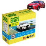 Kit de Filtros Mann Filter Yaris 1.3/1.5 16V Flex 2018 em diante